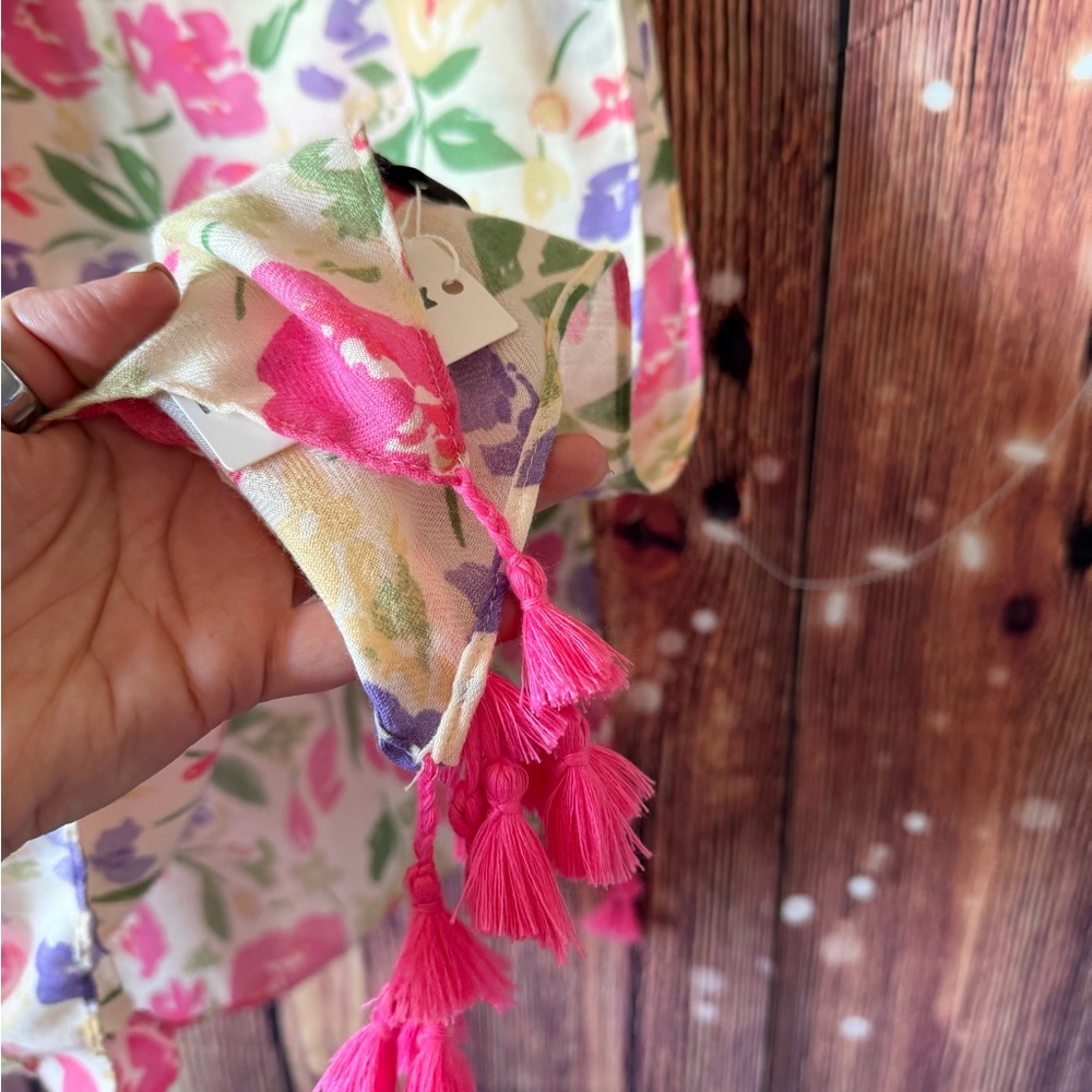 Caracol Floral Print Scarf - Picture 2 of 3